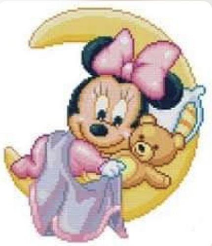 Minnie mouse motivo punto - minnie,