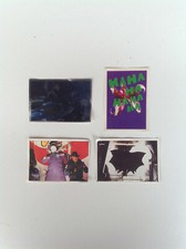 Lotto 4 Figurine Batman movie fuori raccolta extra stickers AMZ editrice 1989 