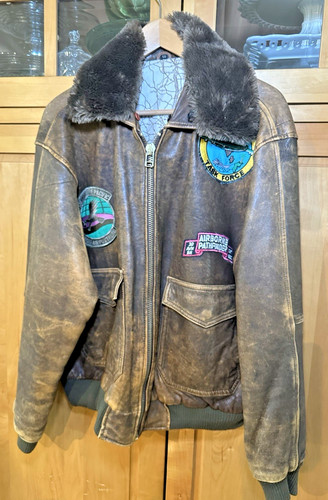 Bomber vintage pelle taglia - bomber,
