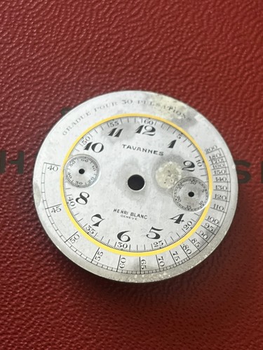 Tavannes chronograph dial - tavannes,