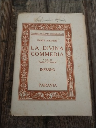 Dante alighieri divina - dante, la