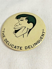 Vintage 1950's L.A. Stamp & Stat. Co. Jerry Lewis The Delicate Delinquent  Pin