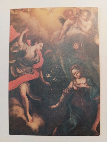 Annunciazione holy card - l'annunciazione,,
