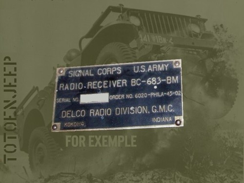 Plate plaque plaquette radio - plate,