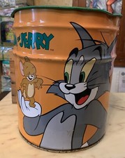 VINTAGE LARGE 27cm METAL BIN
