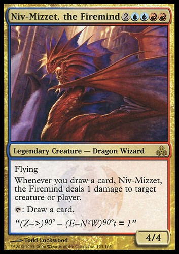 Mtg niv mizzet the - niv-mizzet,, firemind