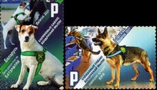 2021 Bielorussia Servizio Cani Jack Russell Terrier Pastore Tedesco MNH
