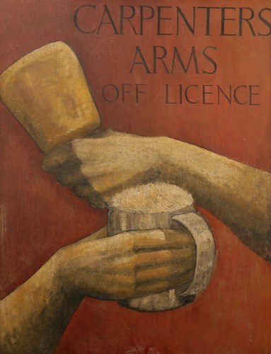 Quadro francese insegna pub - quadro,