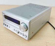 ONKYO CR-D2 Lettore CD Audio Deck Amplificatore Integrato Argento Design Compatto Usato