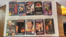Lot of 10 VHS Action Movies-