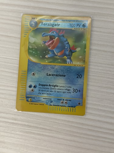 Carta pokémon feraligatr - pokémon, holo
