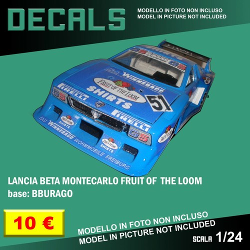 Decals repro lancia beta - repro,