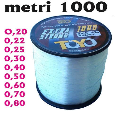 Filo pesca metri 1000 trota - metri,