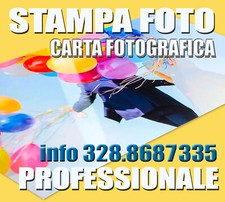 Stampa digitale 100 Foto 10x15 vera carta fotografica fujifilm processo chimico