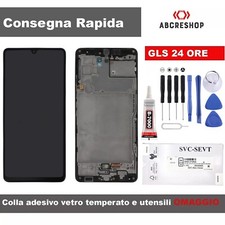 DISPLAY LCD FRAME ORIGINALE SAMSUNG GALAXY A42 5G 2020 SM-A426 TOUCH SCREEN NERO