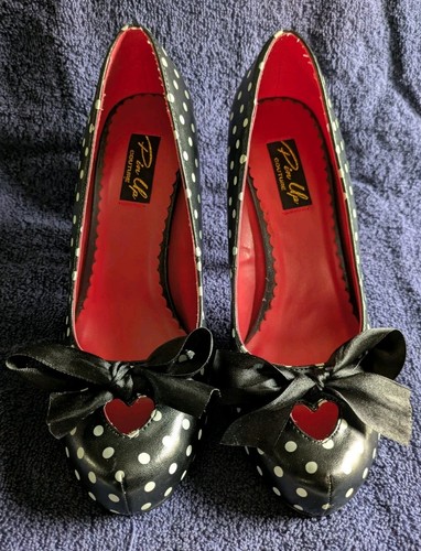 Pin couture tacchi pois - up,