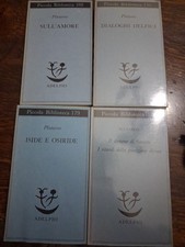 LOTTO 4 LIBRI DI PLUTARCO IN