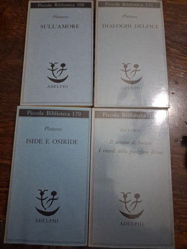 Lotto libri plutarco in - plutarco,