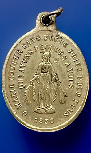 Antica medaglia religiosa