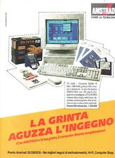 AMSTRAD PC 5286 Pubblicità advertising Italian poster Retro computer 30x22 cm