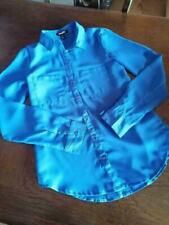 Camicia Camicetta Organza Blu