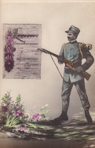 Cartolina militare foglio di - ,foglio,