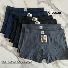 Stock 6 paia BOXER uomo pack