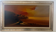 Rodolfo Viola - Olio Su Tela Di Lino - 1979 - Cm  60 X 120