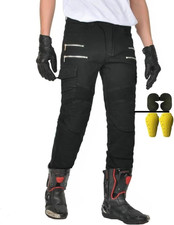 Uomo Pantaloni Da Moto Biker