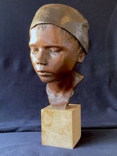 Scultura bronzo testa - scultura,