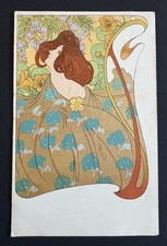 Antique Art Nouveau Postcard -