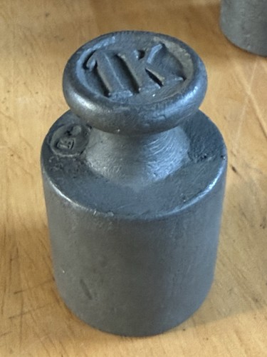 Antico peso ferro - in, 1