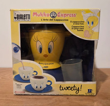 Mukka Express Tweety Cappuccino Bialetti Made in Italy Piano Cottura RARE