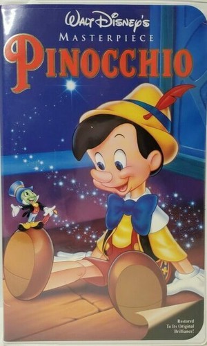 Walt disney pinocchio vhs - disney,