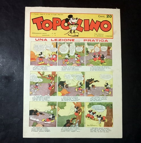 Topolino giornale 134 - giornale,