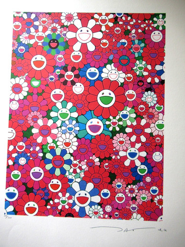 Takashi murakami litografia - murakami:,