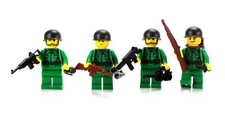 Battle Brick Green WW2 Squad