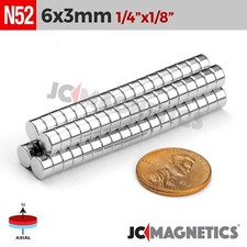 6mm x 3mm N52 Super Strong