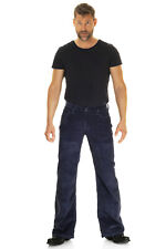 Pantalone uomo Comycom Cord bootcut blu navy