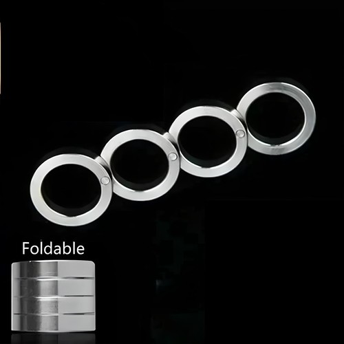 Anello pieghevole girevole - anello,