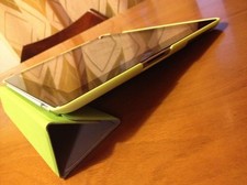 ID AMERICA BACK COVER IPAD 2-3-4 VERDE SMART COVER COMPATIBILE NEW SOFT GRIP