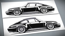 Adesivo porsche 993 - adesivo,