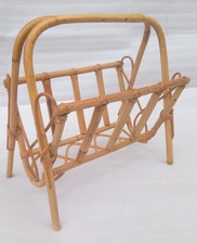 Portariviste vintage porta riviste in bambù bambu vimini rattan porta giornali