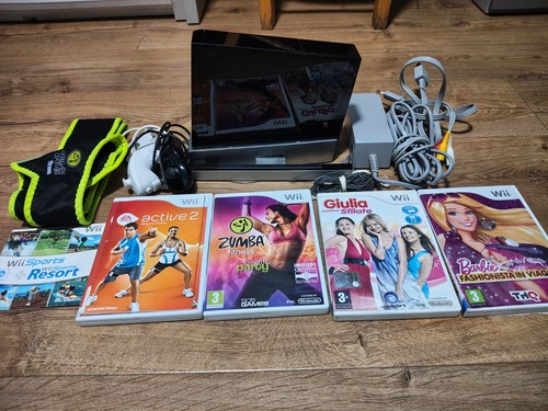 Console nintendo wii nera - console,
