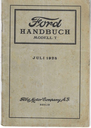 Ford model manuale di - ford,