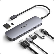 ANKER Hub USB C 7 in 1 100W, Adattatore Type C Multiporta, Splitter USB