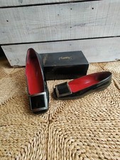 ballerines yves  saint Laurent cuir verni noir 39,5