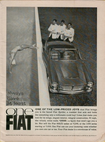 Fiat spider roadster - spider, 1962