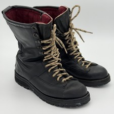 Stivali da trekking Danner Fort Lewis Gore-Tex in pelle nera isolati da uomo 10D