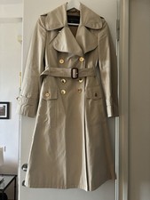 Burberry Prorsum Trench Size 40 Knee Length Good Condition
